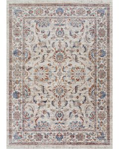 Nostalgia Persian Tabriz Antique Cream Area Rug