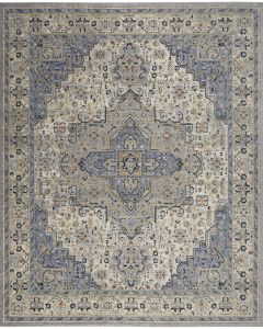 Nourison Essentials Persian NRE07 Blue Area Rug
