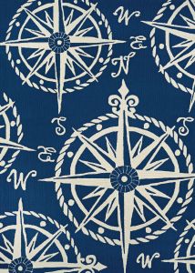 Outdoor Escape Mariner Navy/Ivory Area Rug