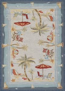 Outdoor Escape Pacific Heights Ocean Area Rug