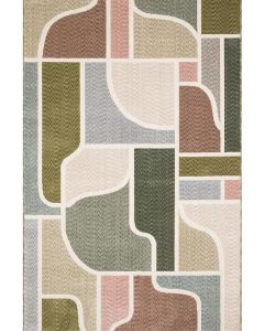 Tisdell TIS02 Green Area Rug