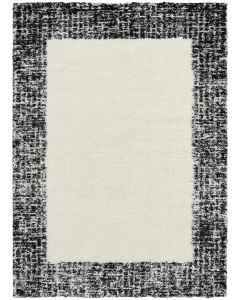 Pacific Shag PCS02 Ivory Black Area Rug