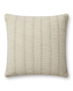 Joshua PAR0006 Ivory/Grey 18''x18'' Pillow