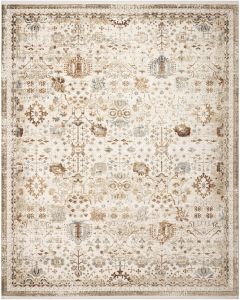 Pardis PRD01 Ivory Rust Area Rug