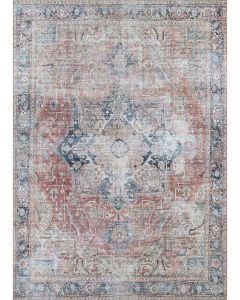 Pasha Antique Kashan Rust Area Rug