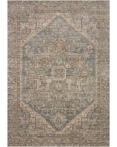Priscilla PRL-04 Blue/Bark Area Rug