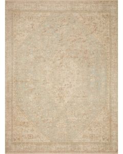 Priya PRY-01 Ocean/Ivory Area Rug