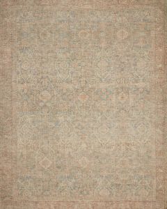 Priya PRY-06 Denim/Rust Area Rug