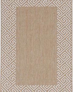 Provo 5766 Natural Greek Key Area Rug