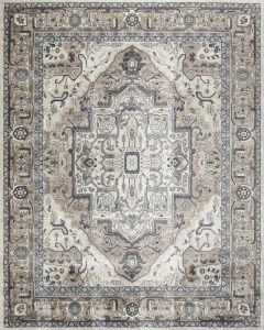Quarry QUA18 Ivory Taupe Area Rug