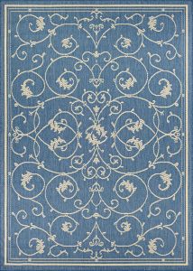 Recife Veranda Champagne/Blue Rug