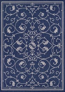 Recife Veranda Ivory/Indigo Area Rug