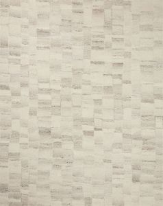 Rocky ROC-01 Ivory/Silver Area Rug