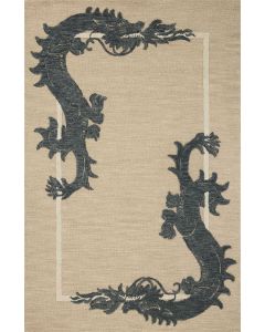 Romi RMI-01 Oatmeal/Midnight Area Rug