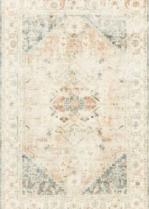 Rosette ROS-06 Clay/Ivory Area Rug