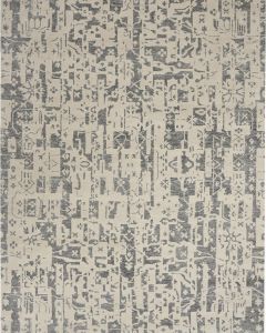 Silk Shadows SHA19 Ivory Grey Area Rug