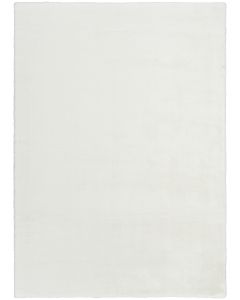 Soft Plush Rabbit Fur SFF01 White Area Rug