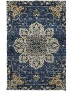 Silk Road SR6 Navy Area Rug