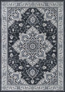 Sultan Treasures Harish Charcoal Area Rug