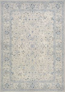 Sultan Treasures Floral Yazd Grey Area Rug