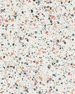 Tazzo White Honed Porcelain Terrazzo Tile