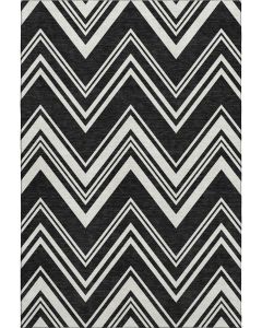 The Reserve TR17 Black Area Rug