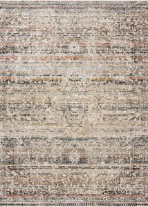 Theia THE-03 Taupe/Multi Area Rug