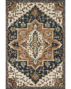 Victoria VK-19 Blue/Multi Area Rug