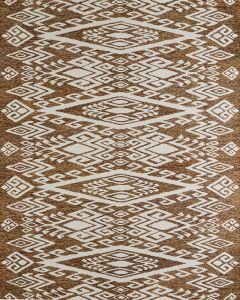 Wallace 8A43F Brown/White Area Rug