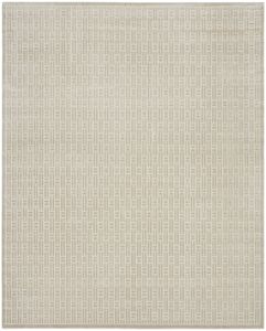Washable Charm WCH02 Silver Ivory Area Rug