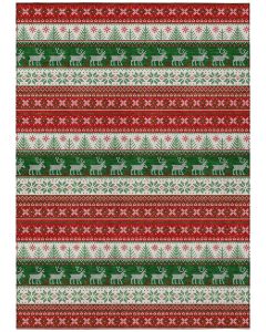 Wonderland WN26 Red Area Rug