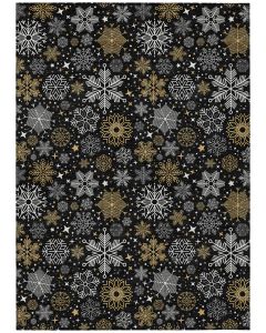 Wonderland WN31 Black Area Rug
