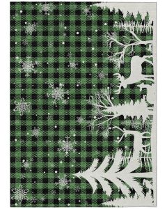 Wonderland WN32 Green Area Rug