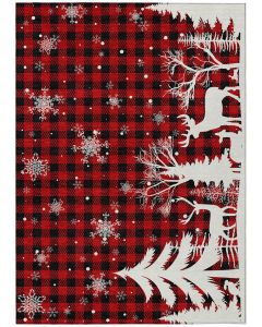 Wonderland WN32 Red Area Rug