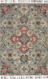 Zharah ZR-13 Light Blue/Multi Area Rug