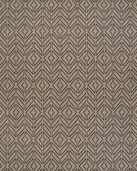 Recife Cabana Tile Driftwood/Black Area Rug