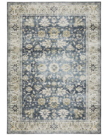 Charleston cha09 Blue/Gold Area Rug