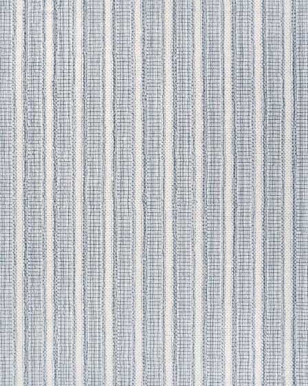 Aspen Textured Stripes Denim Area Rug