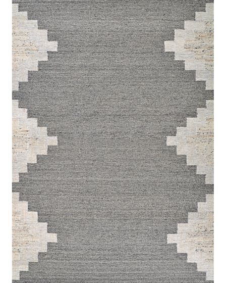 Joshua Saddleback Snow Grey 6'x9' Area Rug