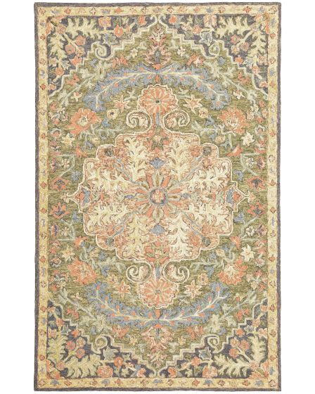 Alfresco 28401 Blue/Green Area Rug