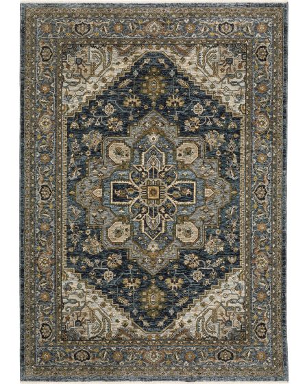 Aberdeen 1144q Blue/Blue Area Rug