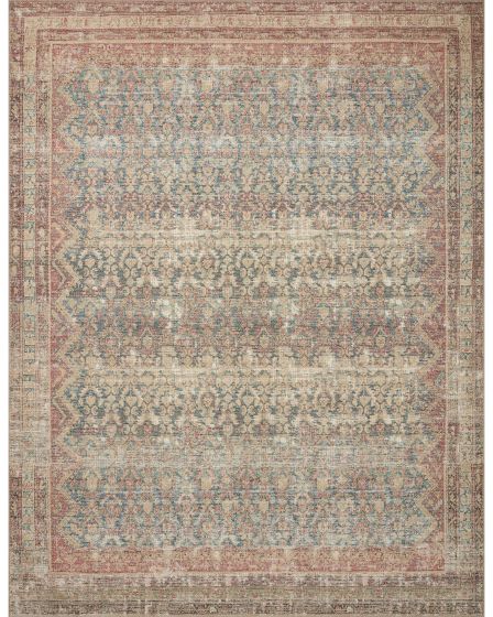 Aubrey AUB-03 Ocean/Spice Area Rug