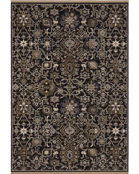Acacia ACA05 Black 2'x3' Area Rug