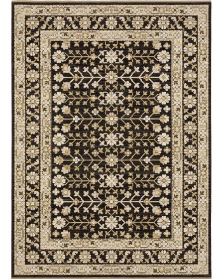 Acacia ACA10 Black 2'x3' Area Rug