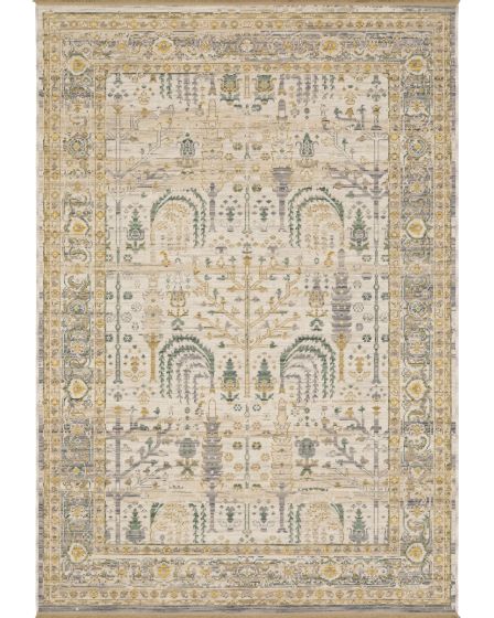 Acacia ACA14 Beige 2'x3' Area Rug