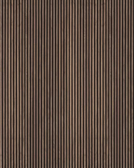 Acoustic Wood Slat Wall Panel Tawny
