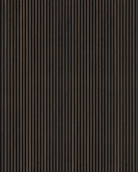 Acoustic Wood Slat Wall Panel Umber