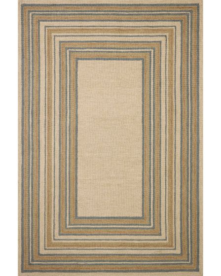 Alfie ALF-05 Natural/Multi 2'3"x3'9" Area Rug