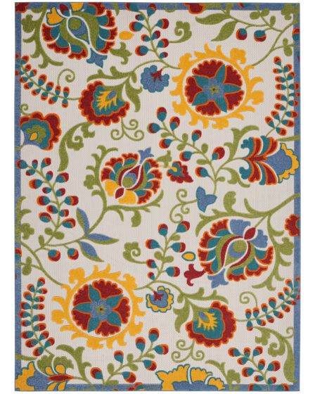 Aloha ALH17 Ivory/Multi Area Rug