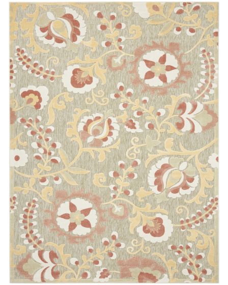Aloha ALH17 Sage Rose 2'8"x4' Area Rug